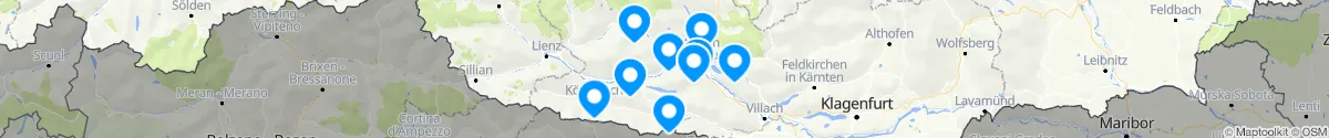 Map view for Pharmacies emergency services nearby Flattach (Spittal an der Drau, Kärnten)